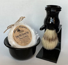 Load image into Gallery viewer, {3} Men's Shaving Pucks - and/or - {1} Shave Puck in a Bowl