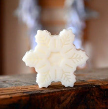 Load image into Gallery viewer, Winter Holiday Snowflake Soap