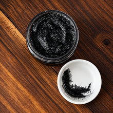 Load image into Gallery viewer, open jar of charcoal sugar