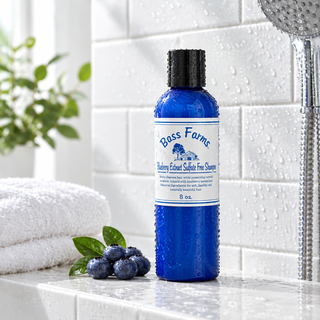 Blueberry Extract Sulfate-Free Shampoo – Bass Farms, LLC