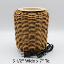 Load image into Gallery viewer, Wicker Lantern Warmer &amp; Fragrance Oil
