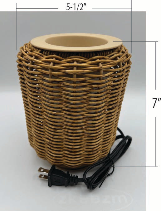 Wicker Lantern Warmer & Fragrance Oil