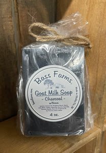 Charcoal Goat Milk Bar Soap